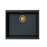 QUARTZ 1 BOWL W/O DRAIN BOARD WITH COUPLING - CARYSIL -  ( NERA - SMART SERIES - 538.48x467.36 mm - 21.2inchX18.4inch )