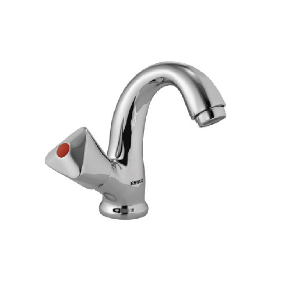 SWAN NECK LEFT(FULL TURN) - ESSCO FAUCET -  ( CHROME - TROPICAL - 0x15 mm - 0inchX0.5inch )