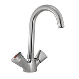 MONA SINK MIXER W/SWINGING PIPE SPOUT - ESSCO FAUCET -  ( CHROME - TROPICAL - 0x15 mm - 0inchX0.5inch )