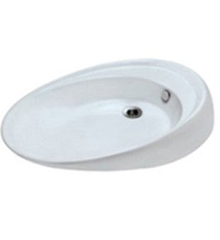 TABLE TOP BASIN - ARTIZE SWARE -  ( WHITE - TRAVINA - 760x480 mm - 30inchX19inch )