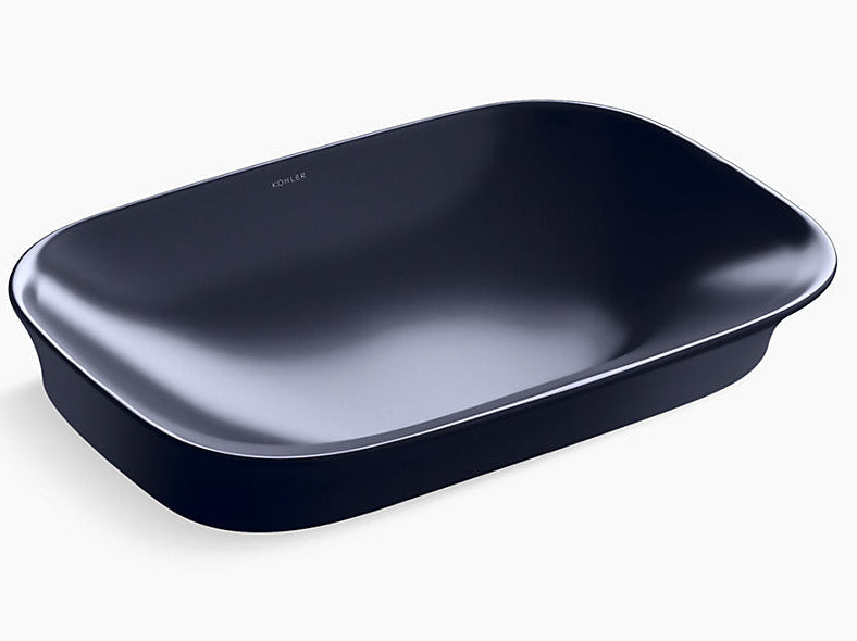 KOHLER VIVE GEO VESSEL W/O DECK - KOHLER PREMIUM -  ( INDIGO BLUE - PREMIUM - 550x400 mm - 16inchX0inch )
