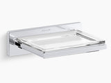 COMPLEMENTARY-SQUARE SOAP DISH GLASS - KOHLER POPULAR -  ( POLISHED CHROME - POPULAR - 0x0 mm - 0inchx0inch )