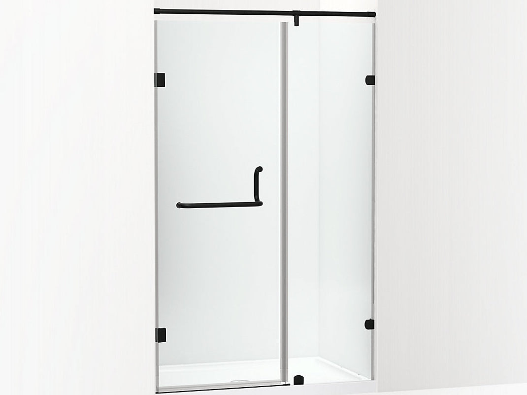 NEW TRILOGY 1DOOR1PANEL-STRAIGHT OPEN IN - KOHLER PREMIUM -  ( MATT BLACK - PREMIUM - 0x0 mm - 0inchx0inch )