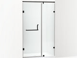 NEW TRILOGY 1DOOR1PANEL-STRAIGHT OPEN IN - KOHLER PREMIUM -  ( MATT BLACK - PREMIUM - 0x0 mm - 0inchx0inch )