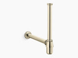 COMPLEMENTARY-BOTTLE TRAP W/EXTENS PIPE - KOHLER POPULAR -  ( FRENCH GOLD - POPULAR - 0x350 mm - 0inchX14inch )