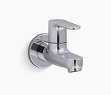 JULY-BIB COCK W/FLANGE - KOHLER POPULAR -  ( POLISHED CHROME - POPULAR - 0x15 mm - 0inchX0.5inch )