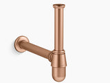 COMPLEMENTARY-BOTTLE TRAP W/O DRAIN PIPE - KOHLER POPULAR -  ( VIBRANT BRUSHED ROSE GOLD - POPULAR - 0x300 mm - 0inchX12inch )