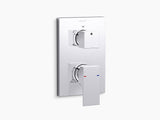 AQUA TURBO 360 COMPLEMENTARY SQUARE TRIM - KOHLER PREMIUM -  ( POLISHED CHROME - PREMIUM - 0x0 mm - 0inchX0inch )