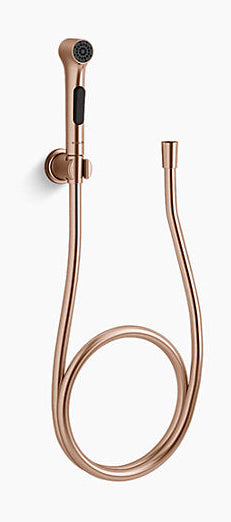 ELATE HEALTH FAUCET WITH HOSE & BRACKET - KOHLER PREMIUM -  ( VIBRANT BRUSHED ROSE GOLD - PREMIUM - 0x0 mm - 0inchX0inch )