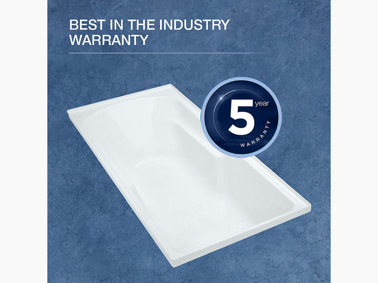 DUO BATHTUB - KOHLER PREMIUM - ( WHITE - PREMIUM - 1525x762 mm - 61inchX30inch )
