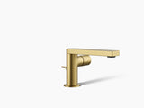 COMPOSED SINGLE-HANDLE FAUCET, CYLINDER - KOHLER LUXURY - ( VIBRANT BRUSHED MODERNE BRASS - LUXURY - 0x15 mm - 0inchX0.5inch )