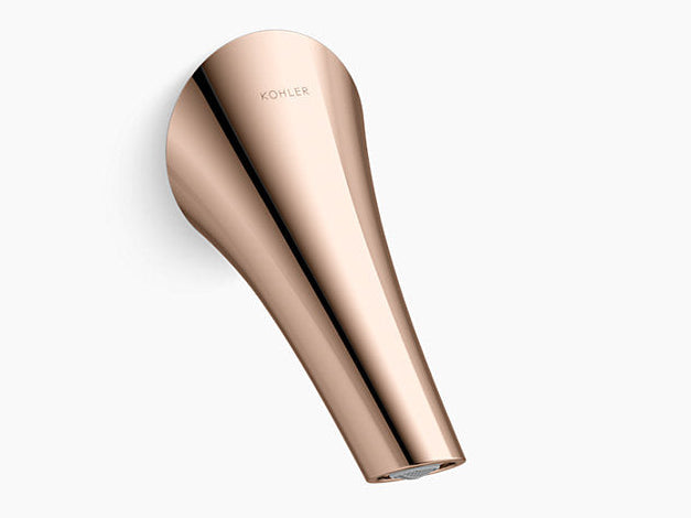 (O2S)VIVE-PLAIN BATH SPOUT W/O DIV - KOHLER PREMIUM -  ( ROSE GOLD - PREMIUM - 0x0 mm - 0inchx0inch )