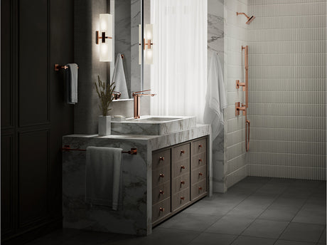 MODERN LIFE EDGE TALL BASIN FAUCET W/O DRAIN - KOHLER LUXURY -  ( ROSE GOLD - LUXURY - 0x0 mm - 0inchx0inch )