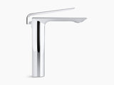 SINGLE CTRL TALL BASIN FAUCET W/O DRAIN - KOHLER LUXURY - ( POLISHED CHROME - LUXURY - 0x0 mm - 0inchX0inch )