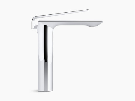 SINGLE CTRL TALL BASIN FAUCET W/O DRAIN - KOHLER LUXURY - ( POLISHED CHROME - LUXURY - 0x0 mm - 0inchX0inch )
