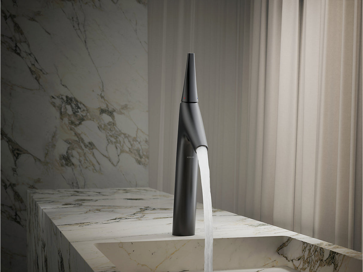 VIVE-SL TALL BASIN MIXER W/PIPES - KOHLER PREMIUM -  ( MATT BLACK - PREMIUM - 0x0 mm - 0inchX0inch )