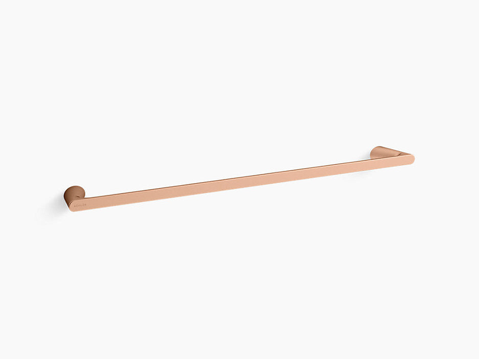 ACCENT-TOWEL BAR - KOHLER PREMIUM -  ( VIBRANT BRUSHED ROSE GOLD - PREMIUM - 0x610 mm - 0inchX24.4inch )