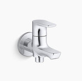 ALEO-2 WAY BIB COCK W/FLANGE - KOHLER POPULAR -  ( POLISHED CHROME - POPULAR - 0x15 mm - 0inchX0.6inch )