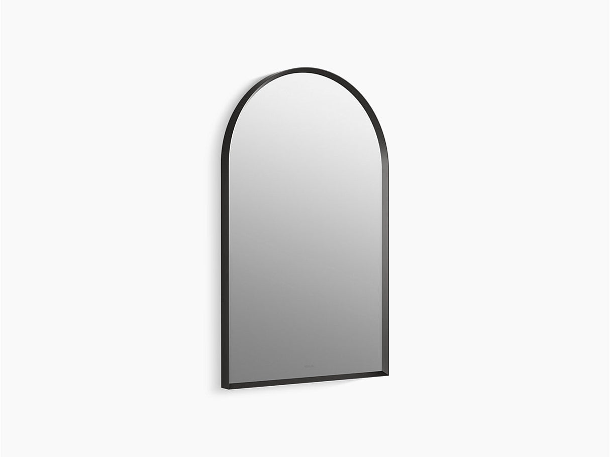 ESSENTIAL ARCH FRAMED MIRROR - KOHLER POPULAR -  ( MATT BLACK - POPULAR - 800x500 mm - 32inchX20inch )