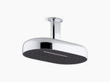 STATEMENT 2FLOW RIBBON RAINHEAD SHOWER - KOHLER LUXURY -  ( POLISHED CHROME - LUXURY - 0x353 mm - 0inchX14inch )