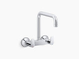 JULY-WALL MOUNT KITCHER MIXER - KOHLER POPULAR -  ( POLISHED CHROME - POPULAR - 0x15 mm - 0inchX0.5inch )