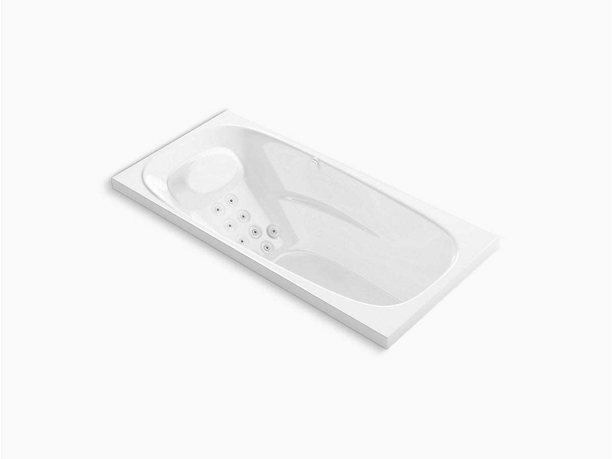Kohler 1.7m Di Wp W/edrain Whirlpool B/t, White, view 1