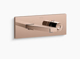 COMPOSED 1H WALL MOUNT LAV FAUCET - KOHLER LUXURY -  ( ROSE GOLD - LUXURY - 0x15 mm - 0inchX0.5inch )