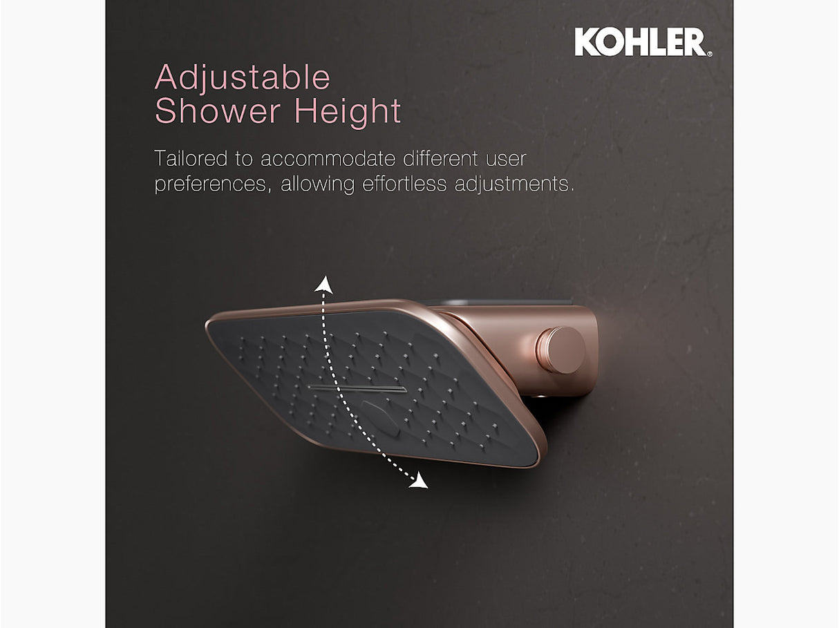 RADIANCE SHOULDER-HEIGHT TWO-FUNCTION SHOWERHEAD, 12.5 LPM - KOHLER PREMIUM -  ( ROSE GOLD - PREMIUM - 0x0 mm - 0inchx0inch )