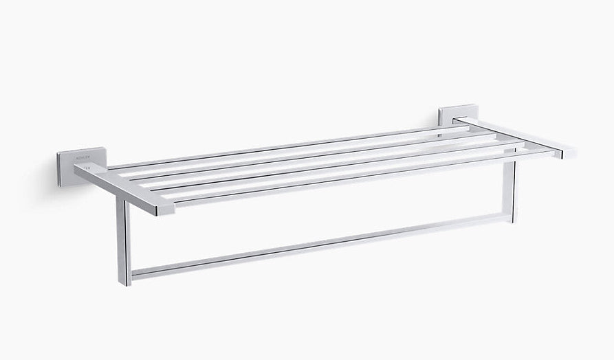 COMPLEMENTRY-TOWEL SHELF - KOHLER POPULAR -  ( POLISHED CHROME - POPULAR - 0x570 mm - 0inchX23inch )