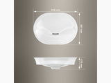 KOHLER VIVE VESSEL W/O DECK - KOHLER PREMIUM -  (  - PREMIUM - 545x400 mm - 16inchX0inch )