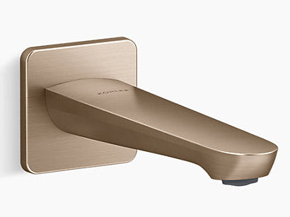 FLUENCE BATH SPOUT W/O DIVERTER - KOHLER PREMIUM - ( VIBRANT BRUSHED B ...