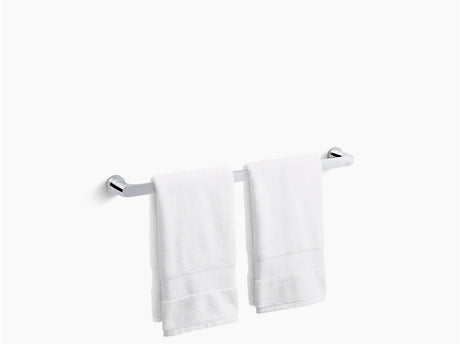TOWEL BAR - KOHLER LUXURY - ( POLISHED CHROME - LUXURY - 0x450 mm - 0inchX18inch )