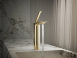 MODERN LIFE EDGE TALL BASIN FAUCET W/O DRAIN - KOHLER LUXURY -  ( FRENCH GOLD - LUXURY - 0x0 mm - 0inchX0inch )