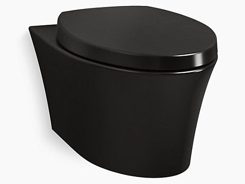 VEIL WALL HUNG RIMLESS BOWL BLACK FOR 75708IN-7 ( BOLT DISTANCE 7INCH)- KOHLER LUXURY -  (  - LUXURY - 0x15 mm - 0inchX0.5inch )