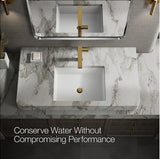 COMP TALL BATHROOM FAUCET W/PURE HANDLE - KOHLER LUXURY - ( VIBRANT BRUSHED MODERNE BRASS - LUXURY - 0x15 mm - 0inchX0.5inch )