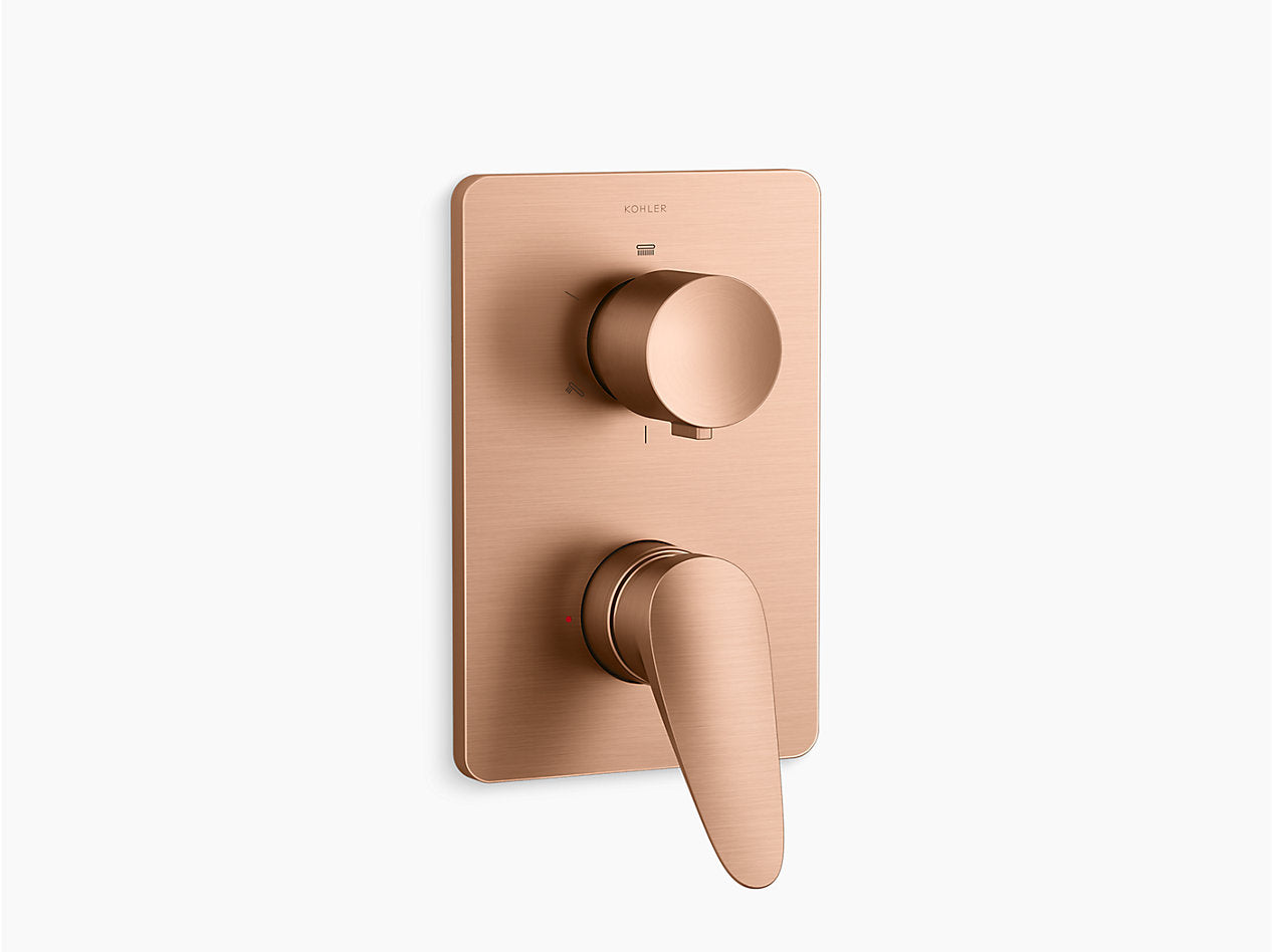 Kohler Aqua Turbo 360 Trim Valve Brushed Rose Gold | 34168IN-4-BRD