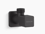 COMPLEMENTARY-ANGLE VALVE W/FLANGE - KOHLER POPULAR -  ( MATT BLACK - POPULAR - 0x15 mm - 0inchX0.6inch )