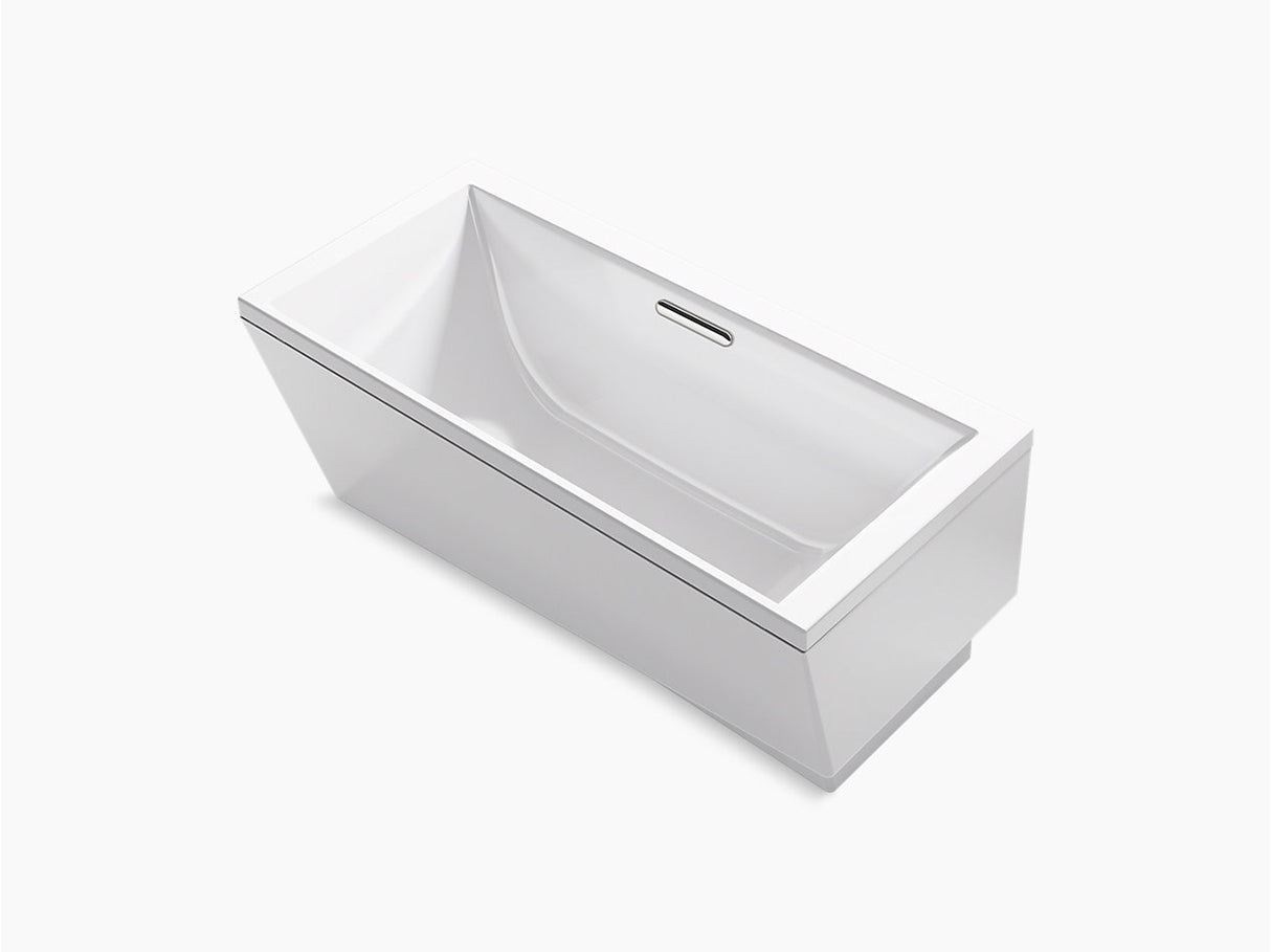 (O2SR)1.7M OVAL FREE/STAN BATH IN WHITE - KOHLER PREMIUM -  ( WHITE - PREMIUM - 1700x750 mm - 68inchX30inch )