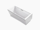 (O2SR)1.7M OVAL FREE/STAN BATH IN WHITE - KOHLER PREMIUM -  ( WHITE - PREMIUM - 1700x750 mm - 68inchX30inch )