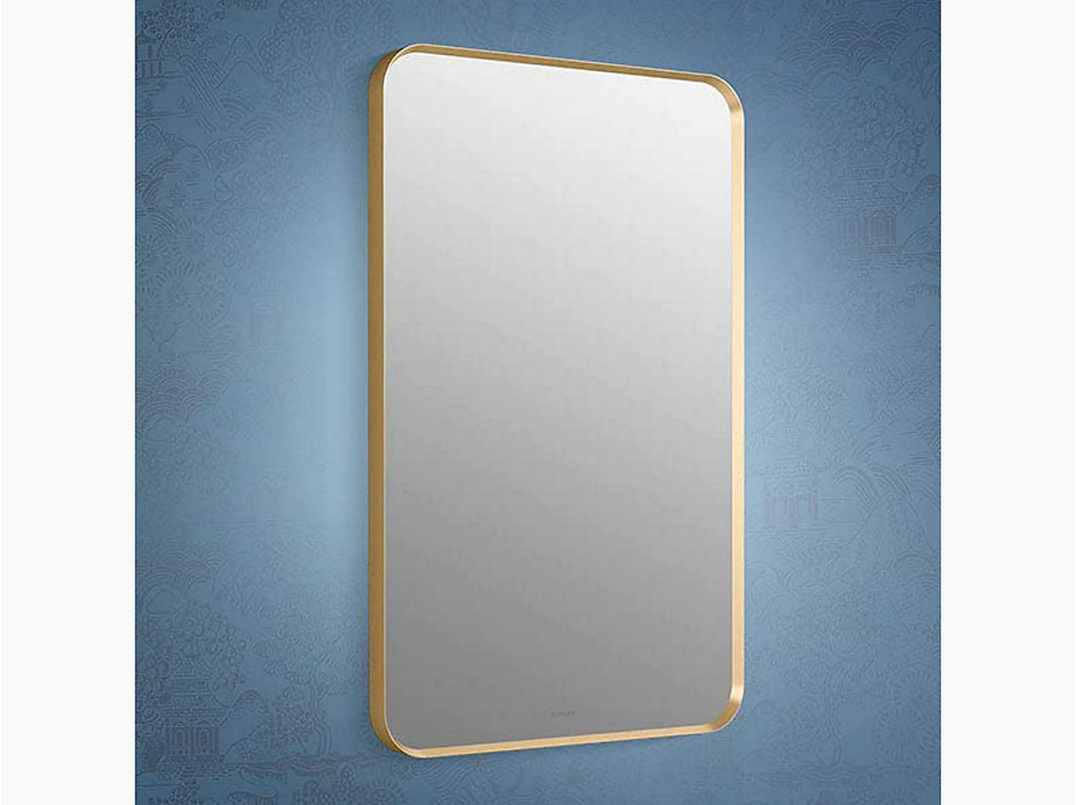 ESSENTIAL RECTANGLE MIRROR - KOHLER POPULAR -  ( BRUSHED GOLD - POPULAR - 850x560 mm - 34inchX22.4inch )