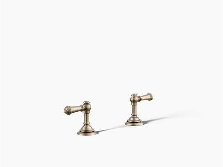ARTIFACTS DECK-MOUNT BATH FAUCET HANDLE TRIM - KOHLER LUXURY -  ( BRUSHED BRONZE - LUXURY - 0x0 mm - 0inchx0inch )