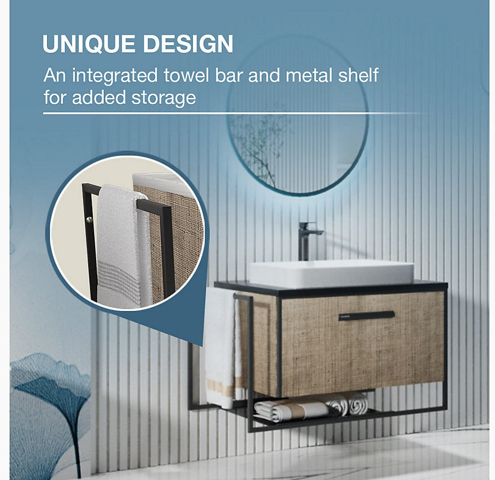 FOREWARD VANITY IN WEAVE TEXTURE FINISH W/O WASH BASIN - KOHLER LUXURY -  (  - LUXURY - 870x490 mm - 34.8inchX19.6inch )