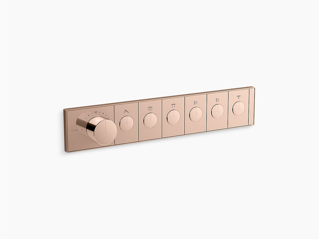 ANTHEM RECESSED EXPOSED PART MECH THERM/CONT 2IN/6OUT - KOHLER LUXURY -  ( ROSE GOLD - LUXURY - 0x0 mm - 0inchx0inch )