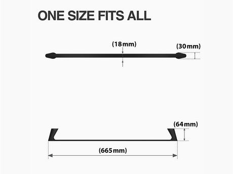 ACCENT-TOWEL BAR - KOHLER PREMIUM -  ( MATT BLACK - PREMIUM - 0x0 mm - 0inchx0inch )