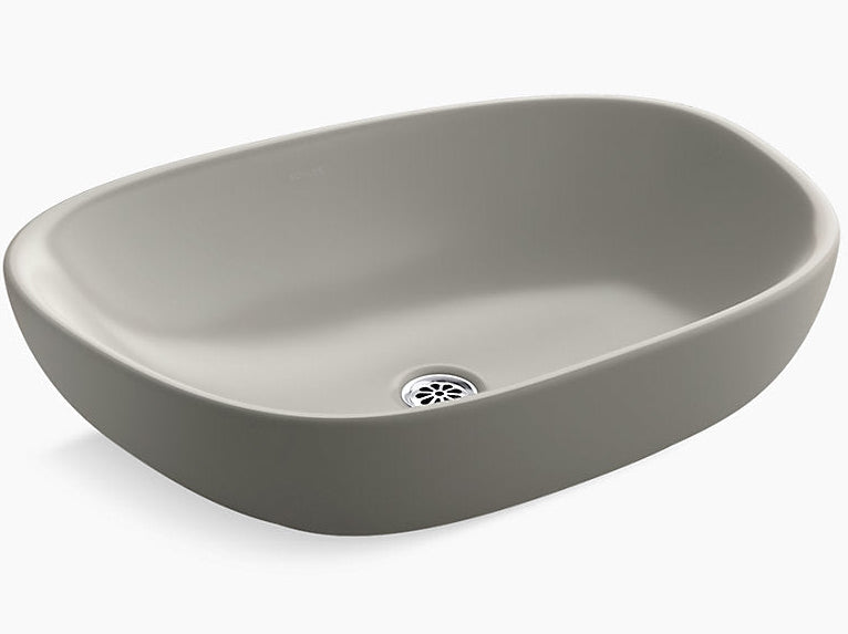 KANKARA.COUNTER TOP W/BASIN W/O FAU HOLE - KOHLER PREMIUM -  ( CASHMERE - PREMIUM - 563x403 mm - 22.5inchX16inch )