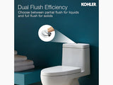 REACH 1PC ( S TRAP - 225MM)CLASS FIVE 3.3/4.8L W/ QC SEAT/CVR - KOHLER PREMIUM -  ( WHITE - PREMIUM - 0x0 mm - 0inchX0inch )