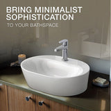 ROUND VESSEL BASIN W/SINGLE FAUCET HOLE - KOHLER POPULAR -  ( WHITE - POPULAR - 478x363 mm - 14inchX0inch )
