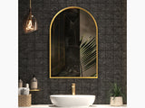 ESSENTIAL ARCH FRAMED MIRROR - KOHLER POPULAR -  ( BRUSHED GOLD - POPULAR - 800x500 mm - 32inchX20inch )