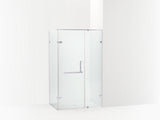 SINGULIER 1DOOR / 2PARTITION L-SHAPE ENCLOSURE 2700.HT (INWARD OPEN) - KOHLER PREMIUM -  ( POLISHED CHROME - PREMIUM - 0x0 mm - 0inchx0inch )