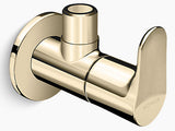JULY-ANGLE VALVE W/FLANGE - KOHLER POPULAR -  ( FRENCH GOLD - POPULAR - 0x0 mm - 0inchX0inch )